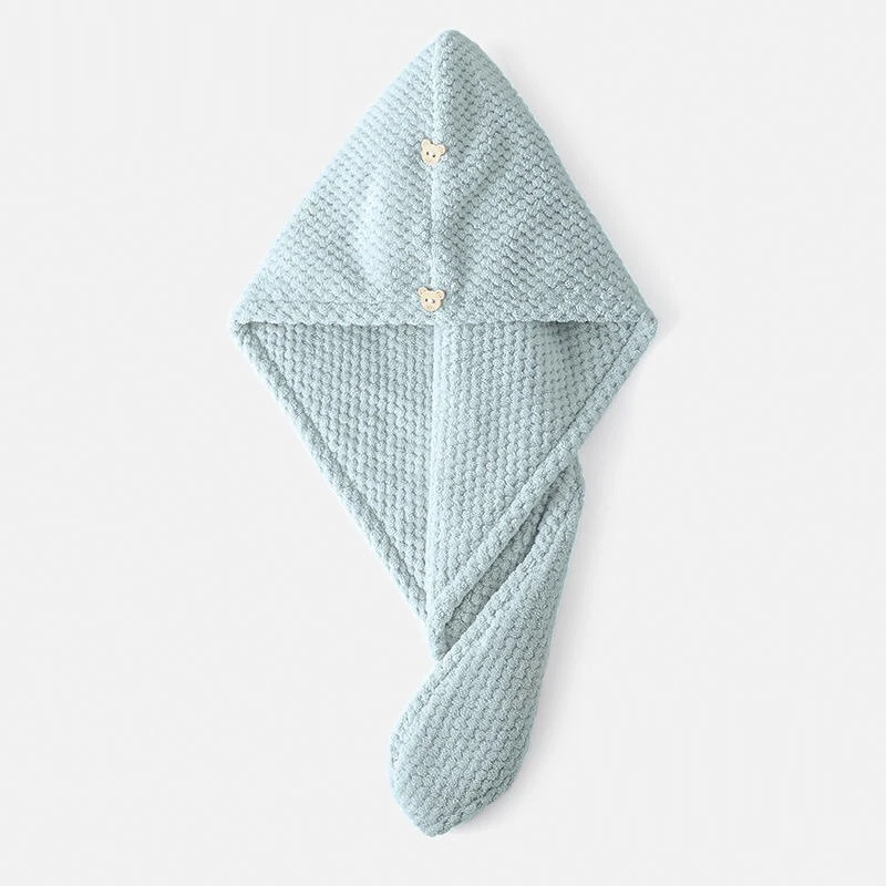 Custom logo hair salon drying turban towel Microfiber wrap hair towel for curly hair after shower microfiber quick dry towel