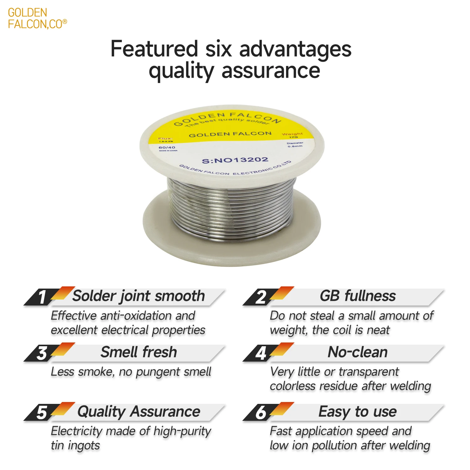 Sn60/pb40 tin welding wire 17G 0.8mm diameter Tin Flux Rosin Activated Cored tin wire soldering wire