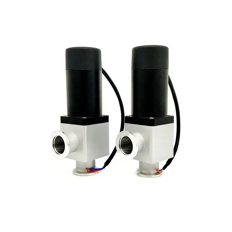 Wholesale of New Product KF CF ISO flange high vacuum angle valve