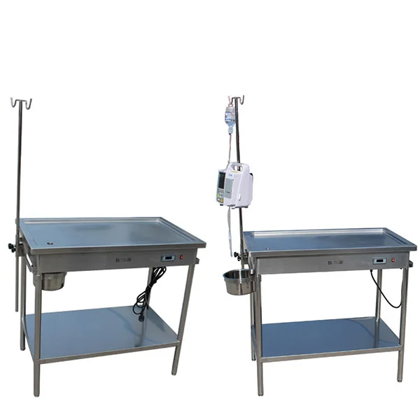 Ysenmed Cheap price 304 stainless steel  strong hospital pet equipment veterinary examination table YSVE2107