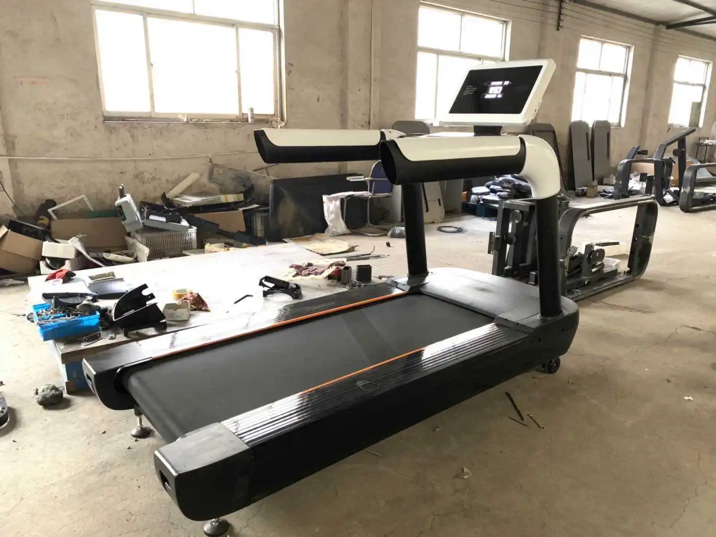 LZX-870 fitness & body building commercial ac motor treadmill