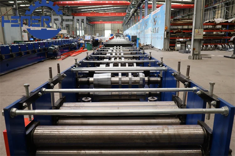 Galvanized Square Rain Down Gutter Roll Forming Machine