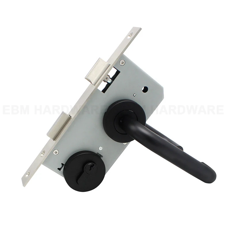 European standard  High Quality Safety Fire Rated Mortise Lockset and Handle Door Lock Metal Door Mortise Door Handle Lock