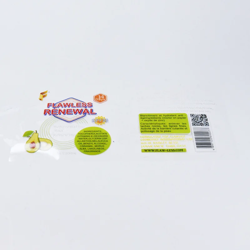 Customized Printing Vinyl CMYK Packaging Roll Adhesive Sticker Beeswax Wrap Private Food Labels