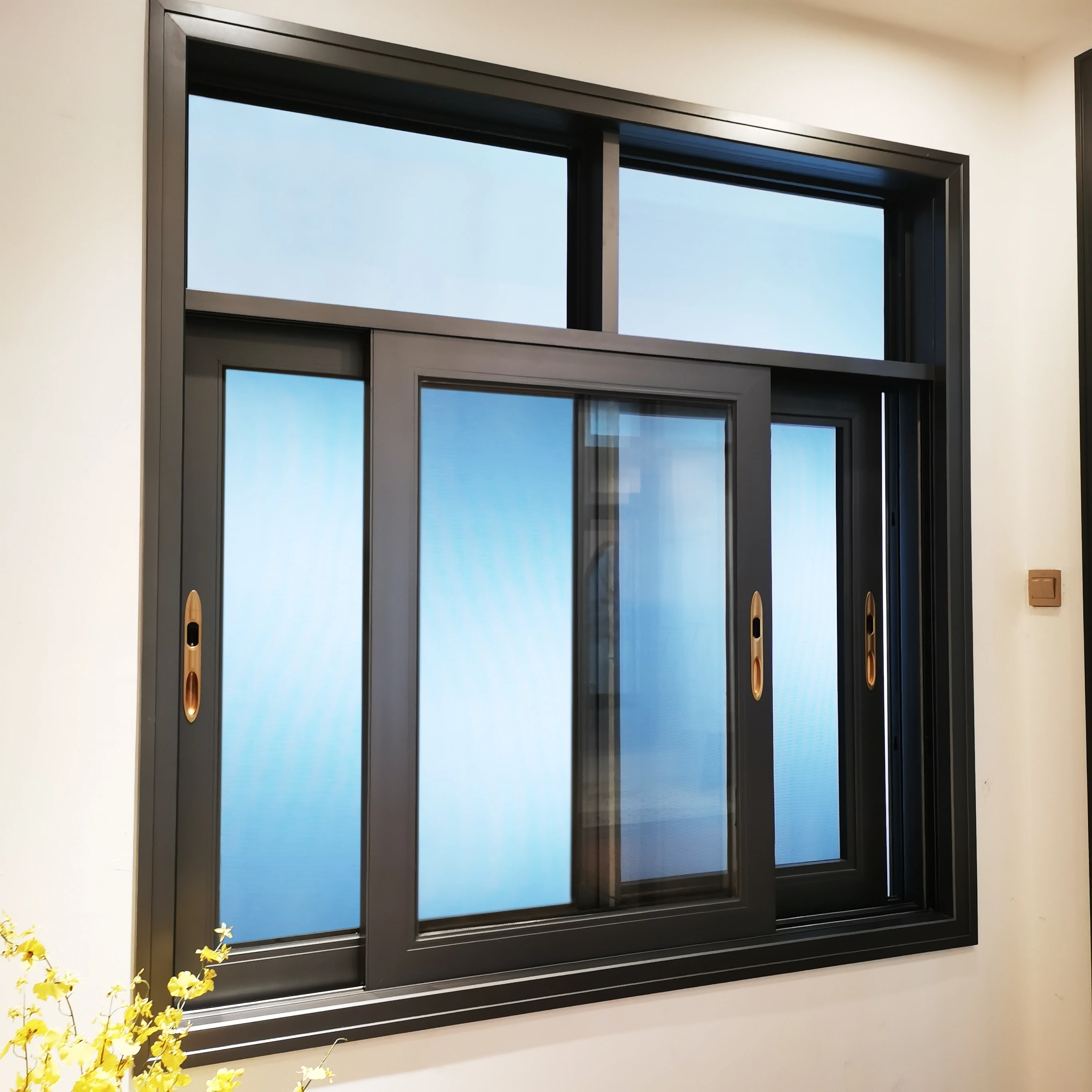 aluminum sliding windows and doors window for home double glazed glass 3 tracks sliding windows aluminum window