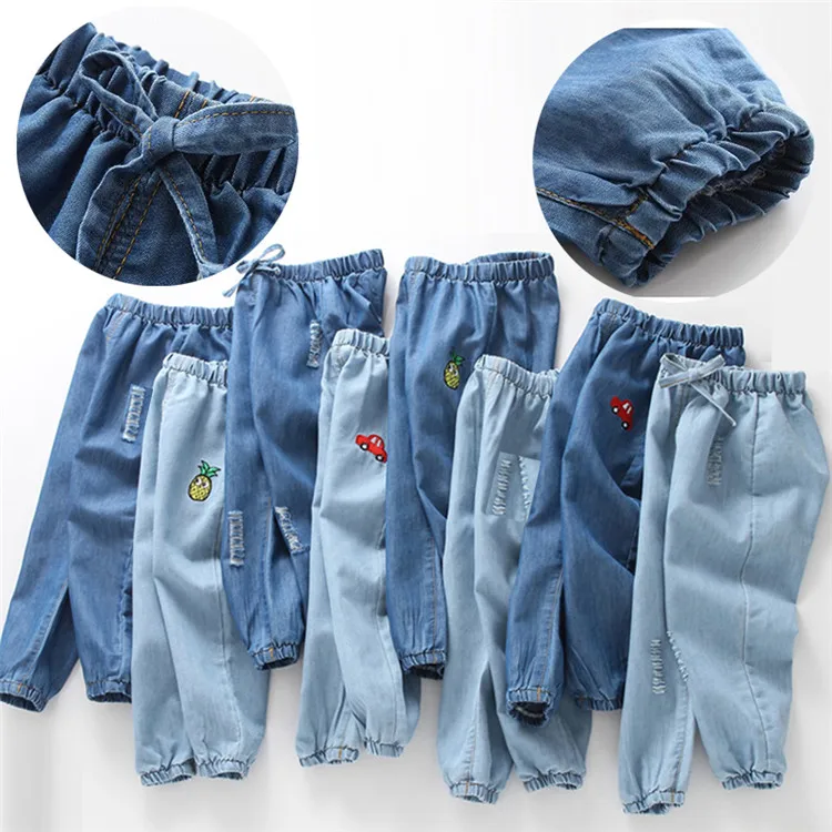 
Luxury Customized Girls Boys Jeans Kids Set Jeans Boy Kids Jeans Pants 