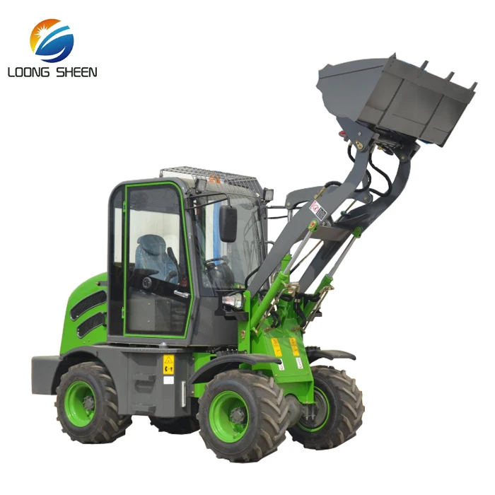 Small wheel loader, 1000kg laoder mini loader diesel  loader mini for hot sale