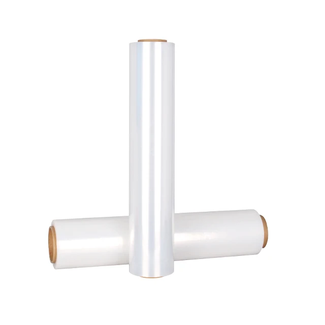 Factory Price 50cm Wide Hand Stretch Film 500mm Pallet Stretch Film Translucent Soft Packaging Film for Industrial Use