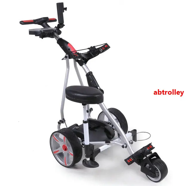 
High Quality golf trolley 3 wheels Aluminum Remote Control Golf Cart Trolleys Golf Push Cart 