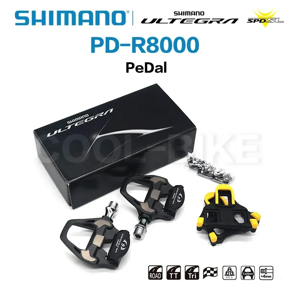 SHIMANO Ultegra R7000 Pedal Original SPD SL Road Bike Pedal Platform PD-R8000 Ultrilight Pro Road Cycling Locking Bike Pedals