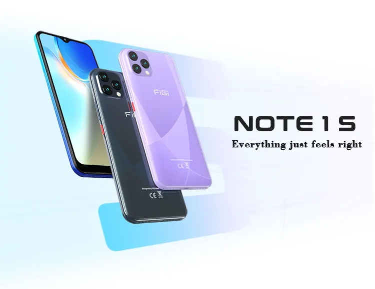 Factory Wholesale FIGI NOTE 1S Android 128GB 4GB Triple CAM 4500mAh 4G fashion Smartphone