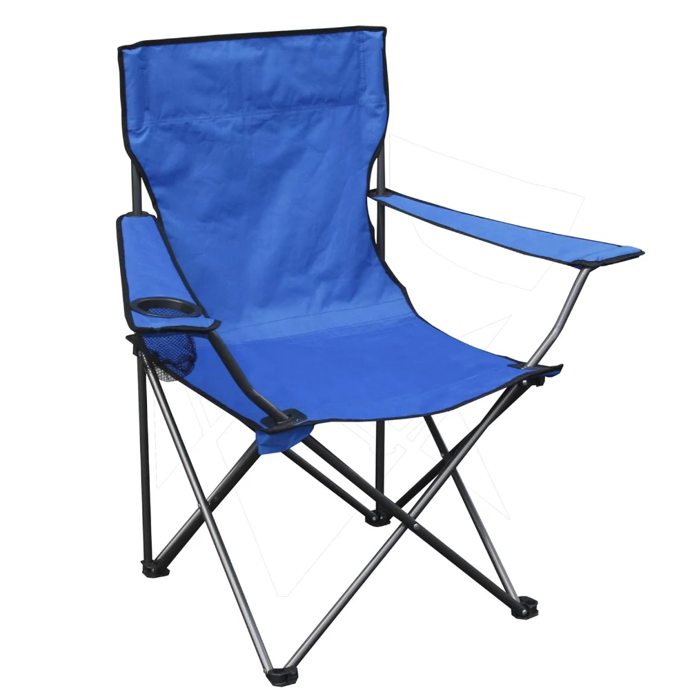 Hot-sale Custom Printing Folding Chair Outdoor Camping Chair Portable Folding Fishing Chair with Arm Rest and Cup Holder