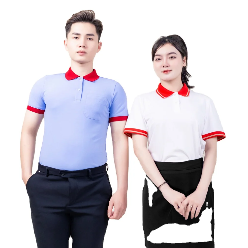 PE Cotton Polo Shirt Soft and smooth fabric - Customize Design from FMF VN manufacturer verified ODM/OEM service for bulk order