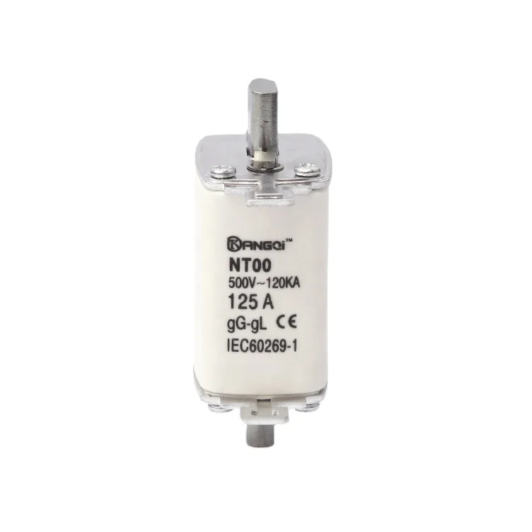 HRC NT00/NH00  125A fuse link/holder and  balde fuse  ceramic porcelain fuse base