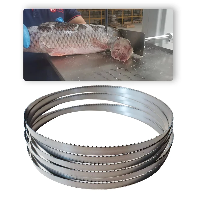 Butcher Shop Frozen Meat And Bone Cutting Band Saw Machine Band Saw Blades For Food Processing