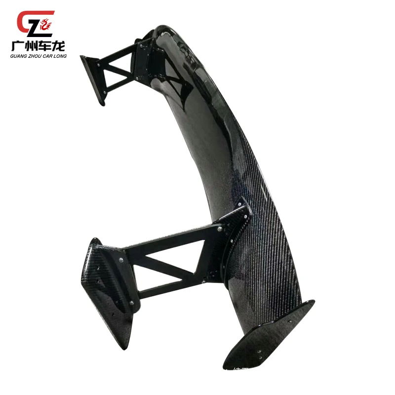 Rear Wing Universal Spoiler Auto Parts Carbon Fiber Rear Spoiler Car JS Style  For Honda 8th 9th Generations Civic