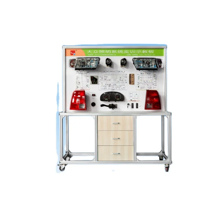 Automotive Training Kit Car Power Windows, Central Locking and Rear View Mirror System Trainer Educational Equipment for School