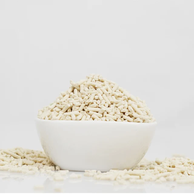 2.5mm Word Best Natural Tofu Cat Litter Dust Free Popular Strip Shape Tofu Cat Litter