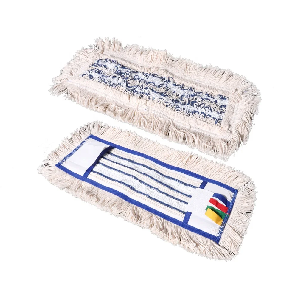 Household Mop Floor Cleaning Synthetic Mop Head Flat Head Mop