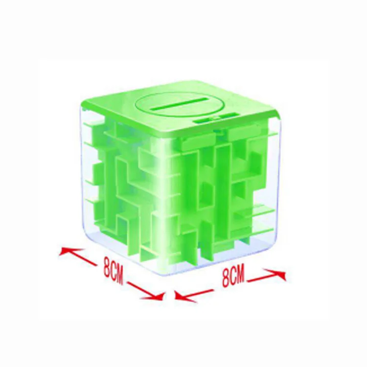
Wholesale intelligent game plastic 3D magic cube labyrinth for kids 
