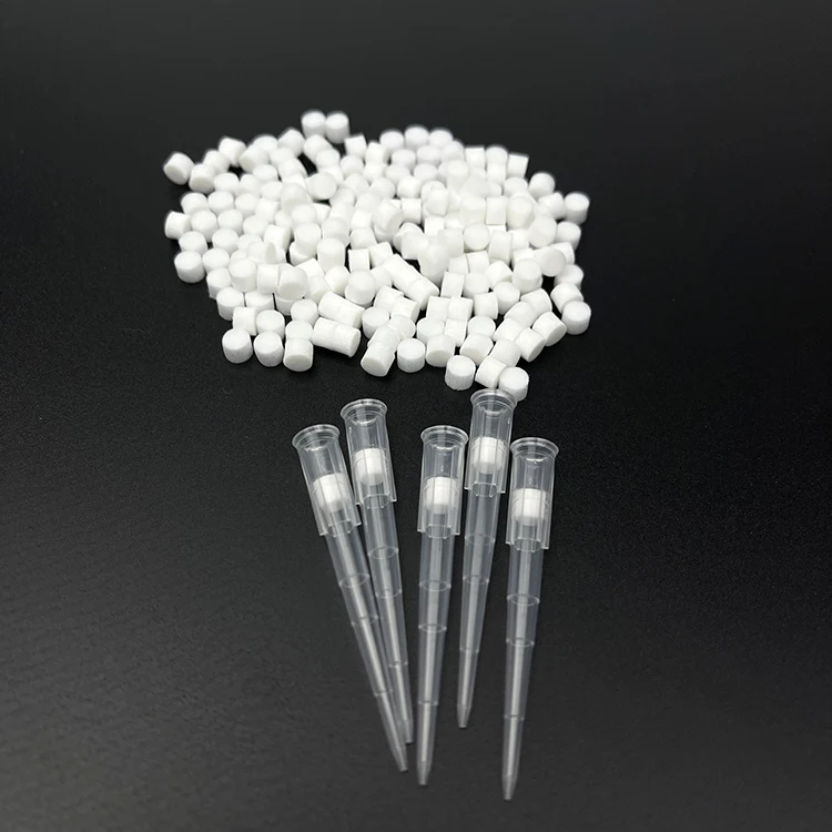 
New Design Free Glue White 6mm 7mm 8mm Racked Lab Sterilized Pipette Filter Tips Ce Ivd 