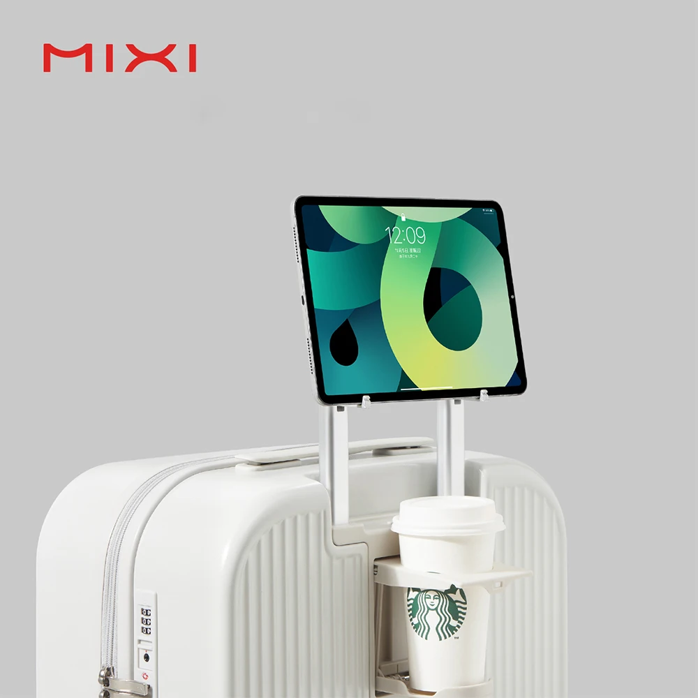 Mixi Multifunction Suitcase USB Charge Port Hard Case Aluminum Trolley Suitcase Travelling Luggage Set