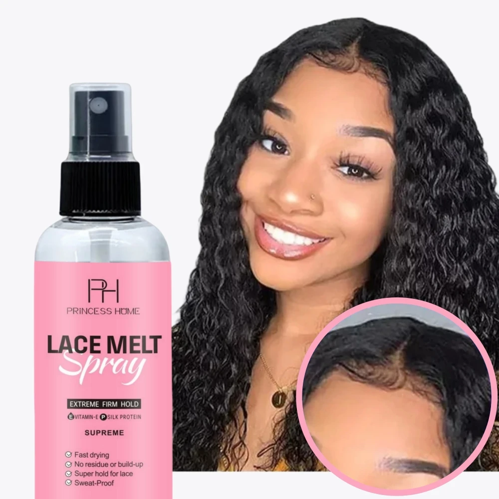 250ml Private Label Long Lasting Formula Infused with Vitamin EGlueless Adhesive Spray Invisible Hair Holding Lace Melting Spray