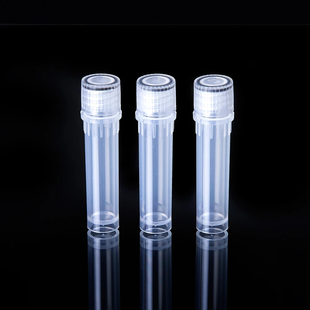 AMNGENT 2ml multipurpose labotary red plastic screw cap test tube