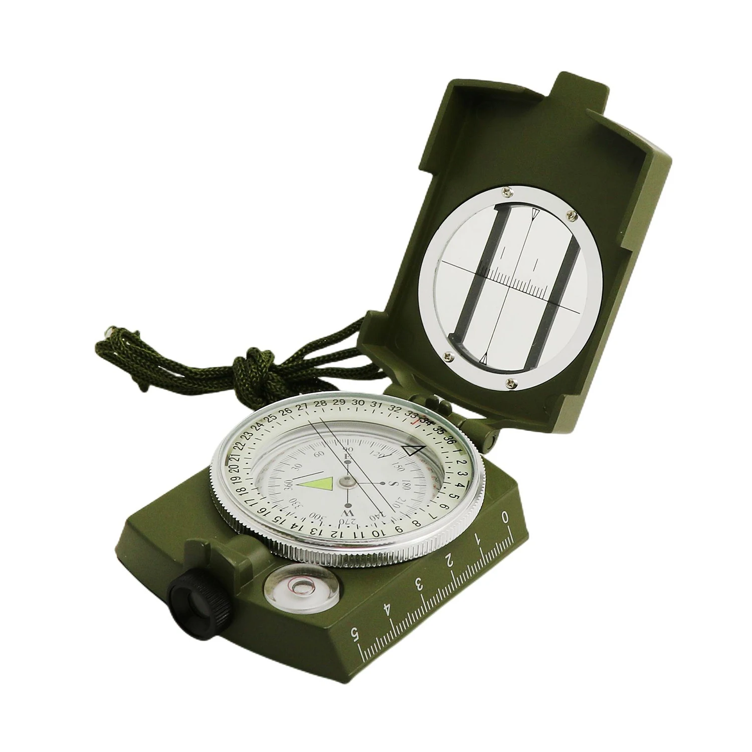 High precision compass multifunctional high-grade folding K4580, suitable for outdoor adventure, travel, mountaineering.