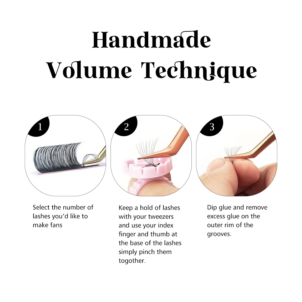 Gollee OEM ODM 0.03 eye lash extensions matte 20d mink professional eyelash extension supplies