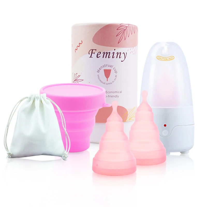 Bulk Factory Price Collapsible Mensuration Cup Copa Menstruales Menstrual Cup Plegable Menstrual Cup Folding For Women Period