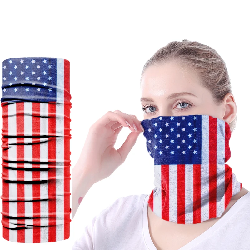 
Face-Mask Camo Skull Bandana Headband country flag 3 ply disposable children fashion-masks ear loop-mask 3 ply 