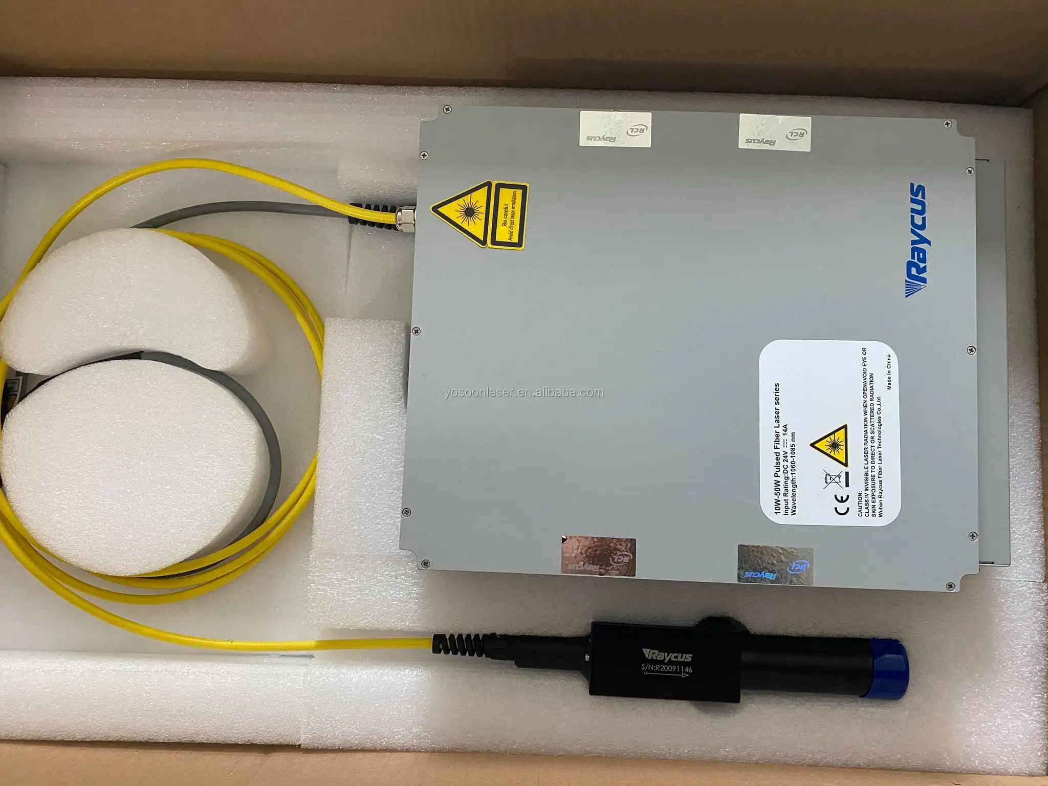  20W 30W 50W Q-Switched импульсный волоконный лазер RFL-P20QE