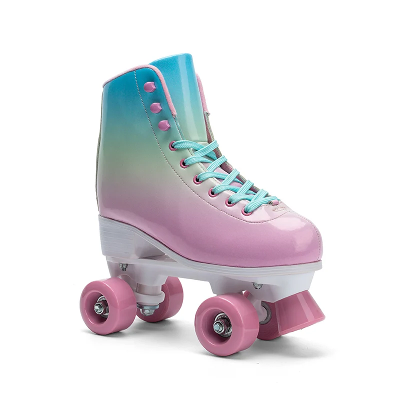 
 Хорошее качество Прокат каток профессиональный уровень Quad 4 колеса Pu роликовые коньки  