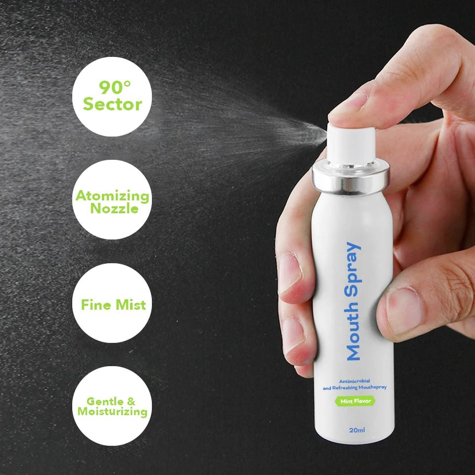 Private Logo Custom Flavor 20ml Fresh Breath Mouth Spray for Bad Breath