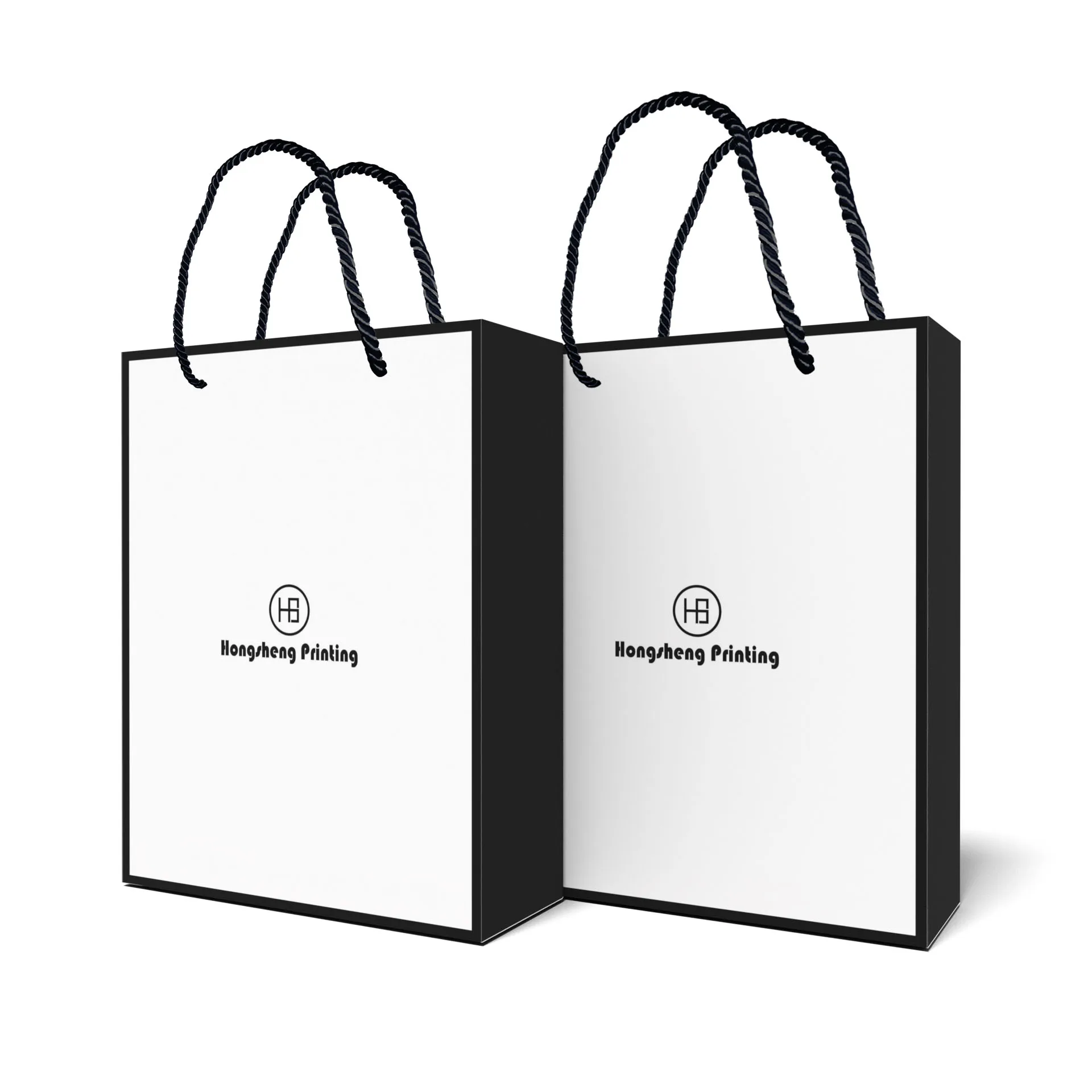 Professional Factory Logo Trolley Large Plastic Bag Custom Logo Printing Retail Shopping Bags