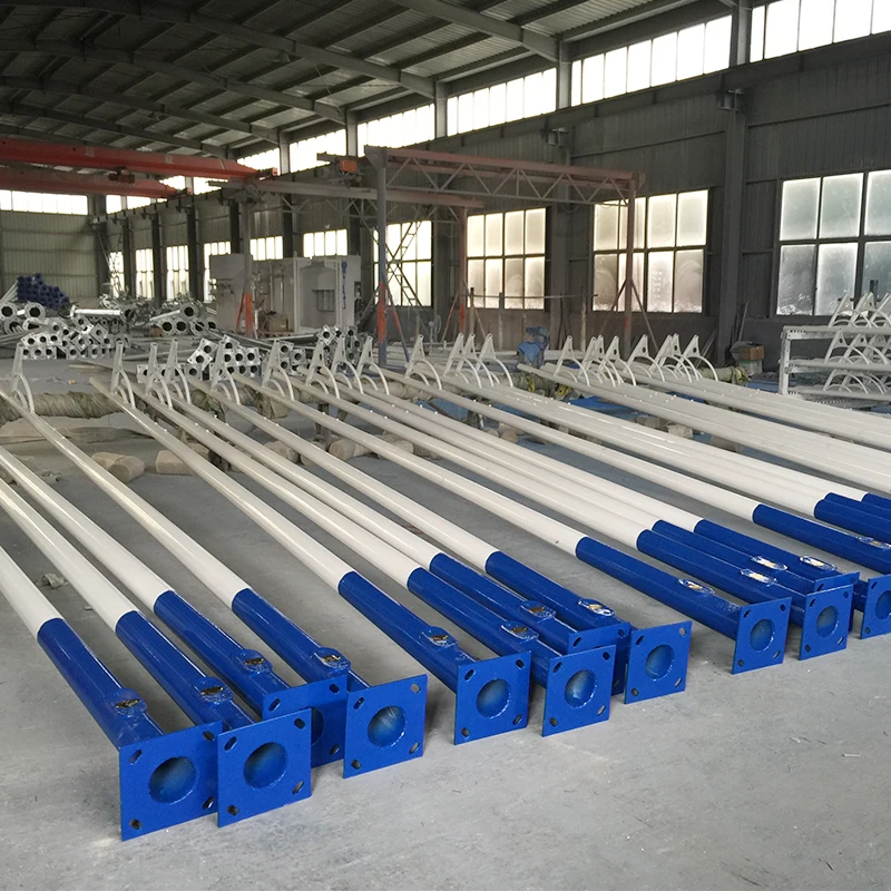 Уличный фонарь на солнечной батарее с ручками, 6 м