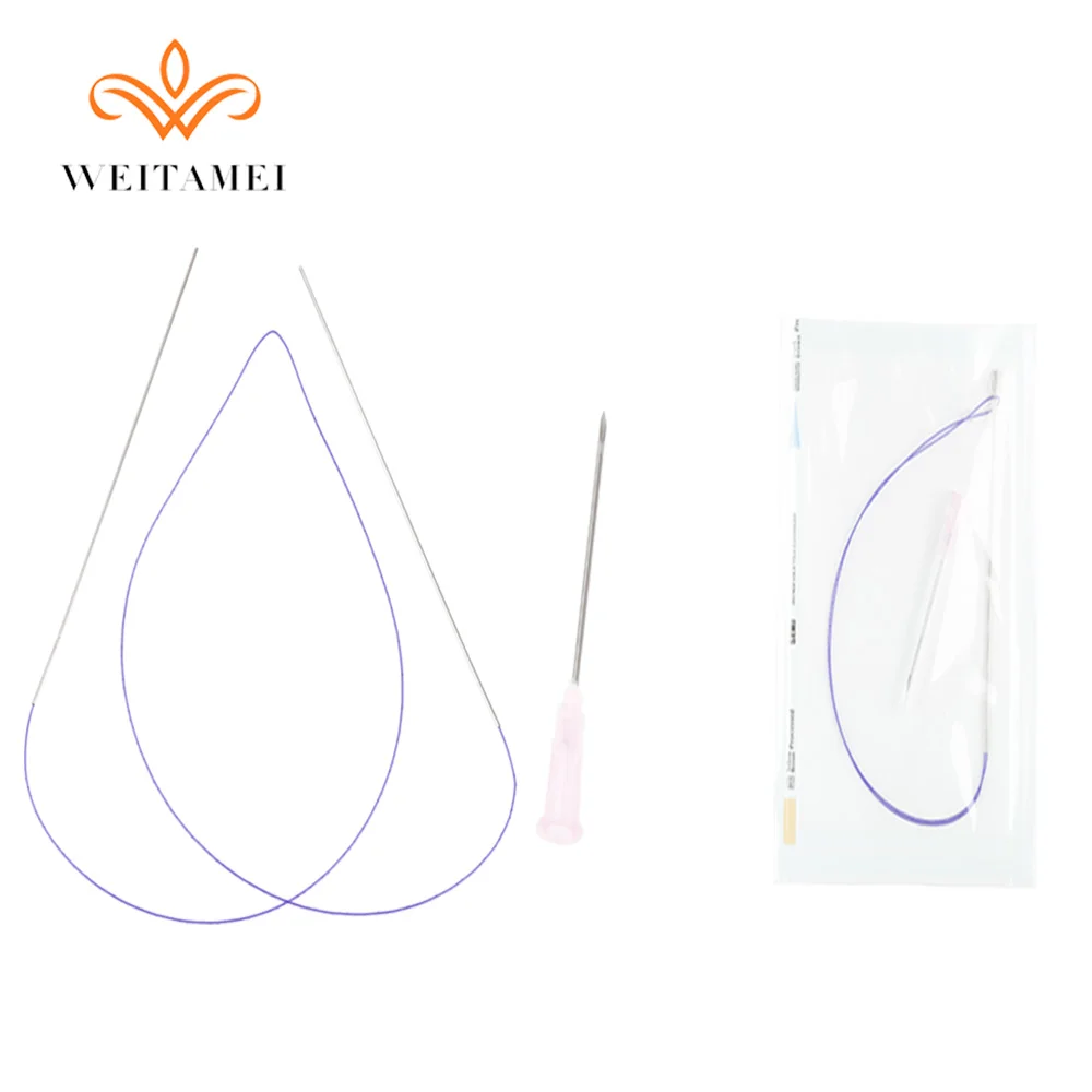 
Safety Hot Sale 20g 410mm Pdo Double Needle Thread for Lifting 