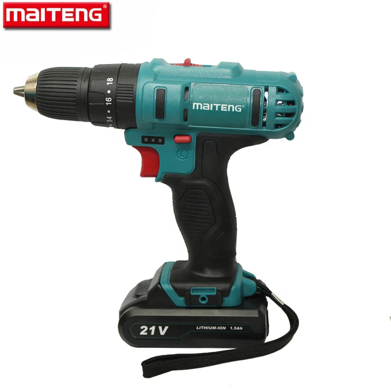 MAITENG HIGH  QUALITR power tools manual hand drill Two-Speed Li-ion impact cordles Drill