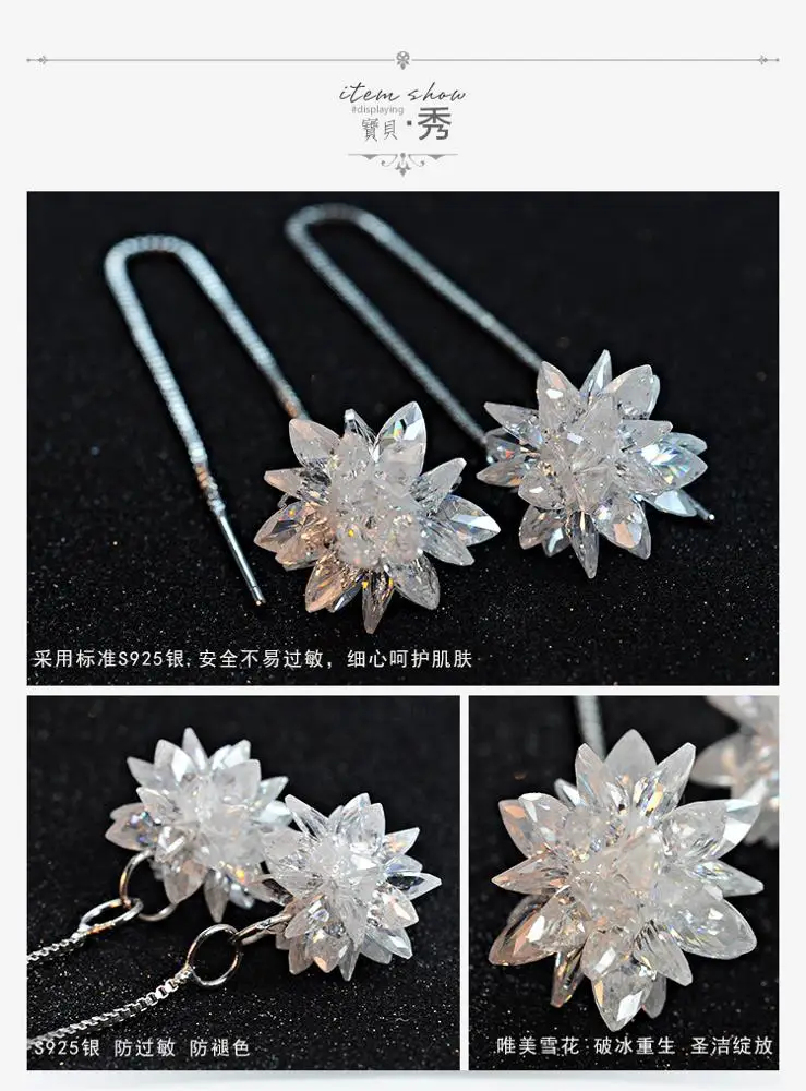 New Fashion CZ Stud Earring Zircon Stud Earring Diamond Crystal Earring LSCZE007