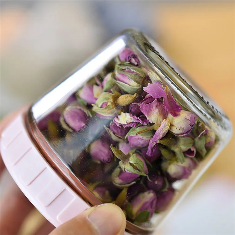 Glass Storage Bottles Jars Food Storage Tank Container Airtight Mini Food Candy Glass Jars