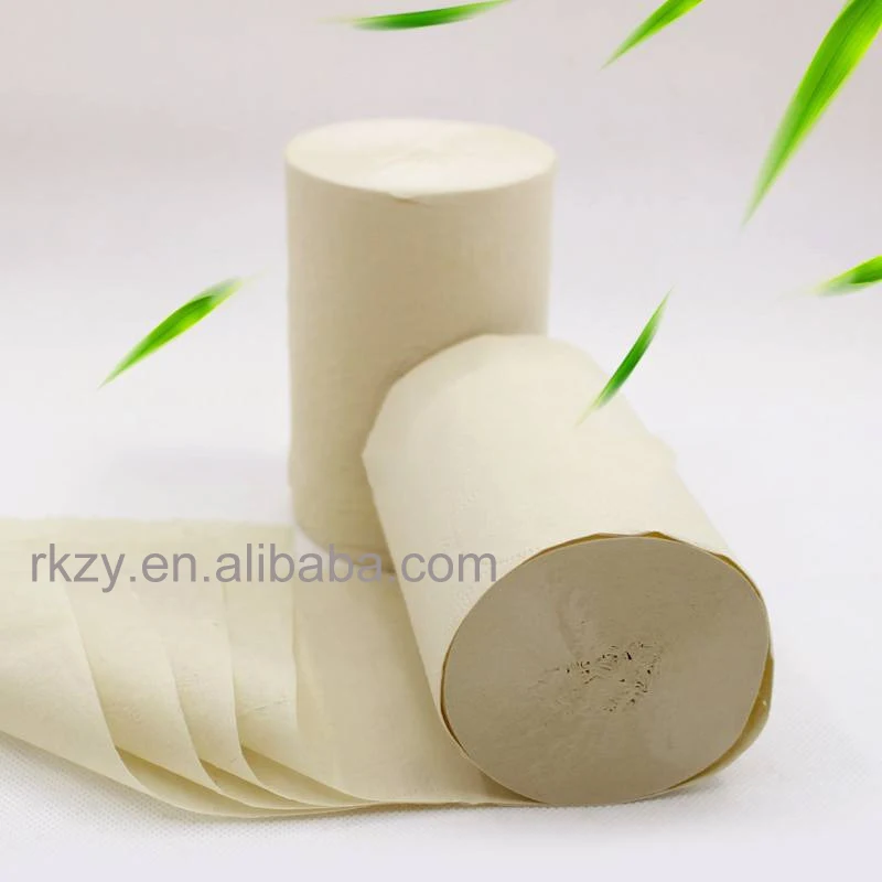 Bamboo pulp 1ply toilet roll customize design toilet paper