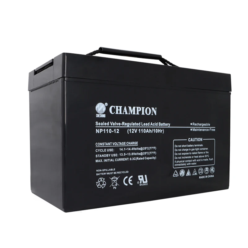 Новый продукт свинцово-кислотные батареи 12v110AH глубокий цикл солнечной VRLA для солнечных устройств