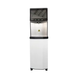 Luxury vertical water dispenser with cold and hot water with RO reverse osmosis water purifier bayonet filter