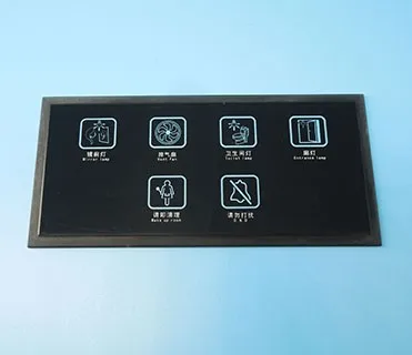 
Customized smart table top silk screen decoration control switch panel 
