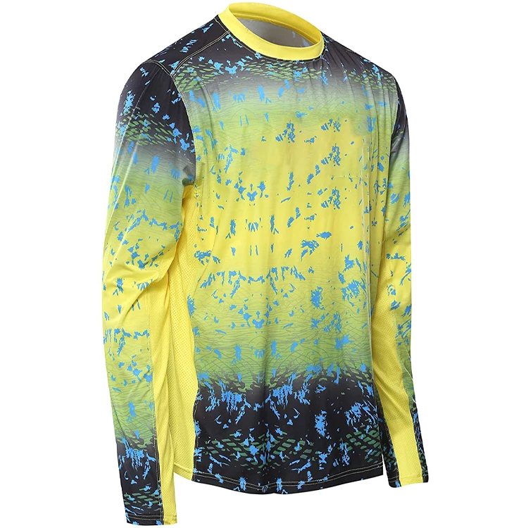 
2021 Custom wholesale longsleeves maguellan spf breathable technical light weight fishing clothing shirts 