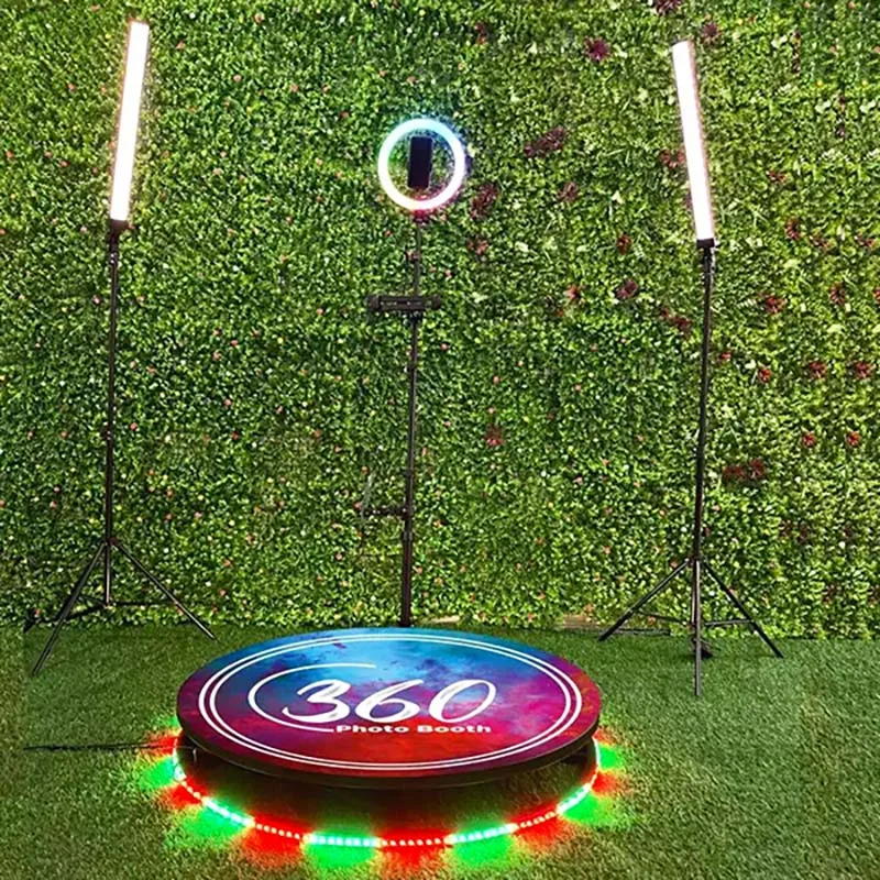 Wholesale Customized 360 Photo Booth Lighting Battery Powered Color Change Led Light For 360 Photo Booth Free Shipping By Air