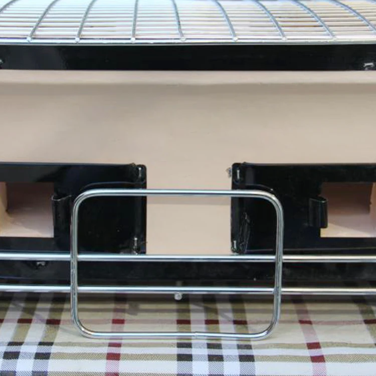 Factory Cheap Sale Outdoor Garden Barbecue Clay Table Grill Portable Hibachi Kebab Charcoal BBQ Grill