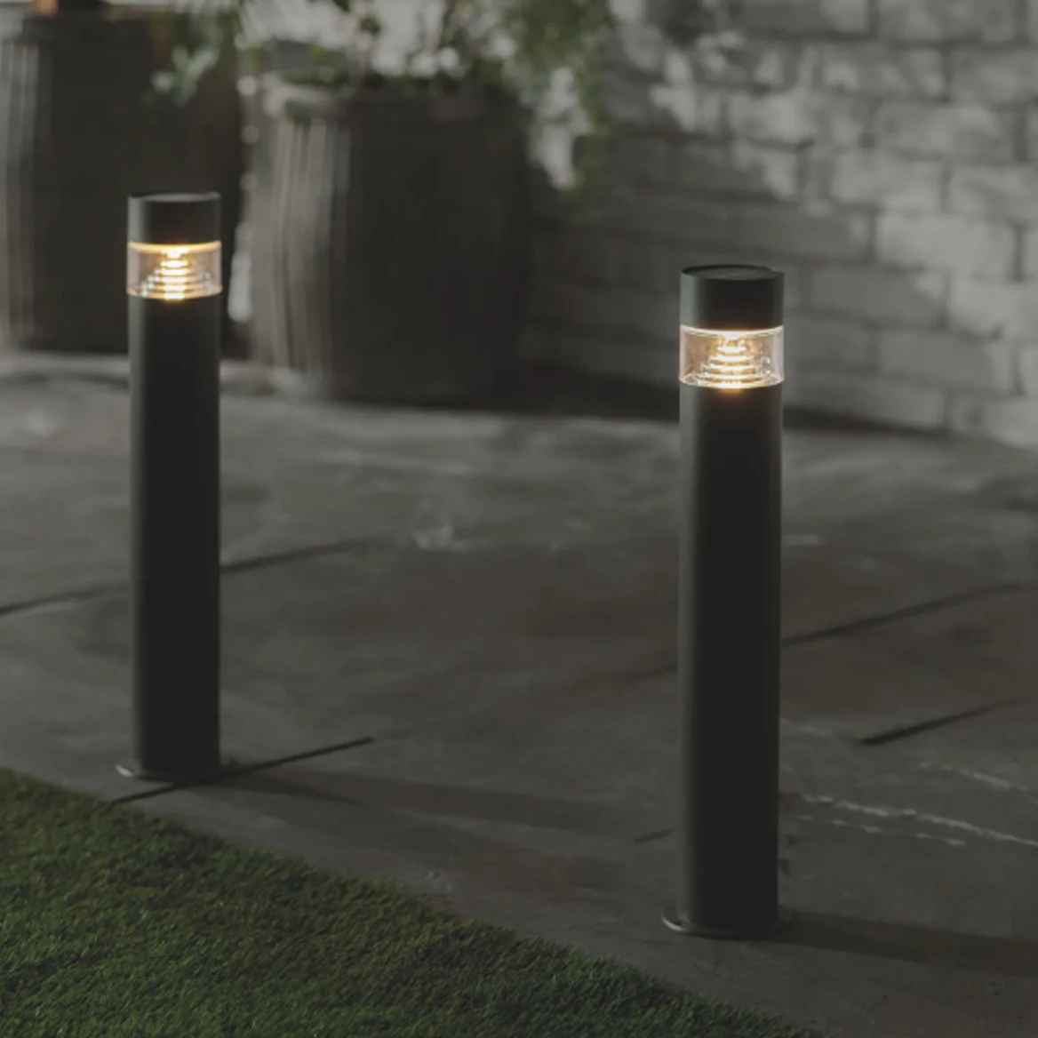 NBHANYUAN Landscape / Pathway Lights Stainless Steel-10 Pack Outdoor LED Solar Garden Light for Walkway Lawn Backyard