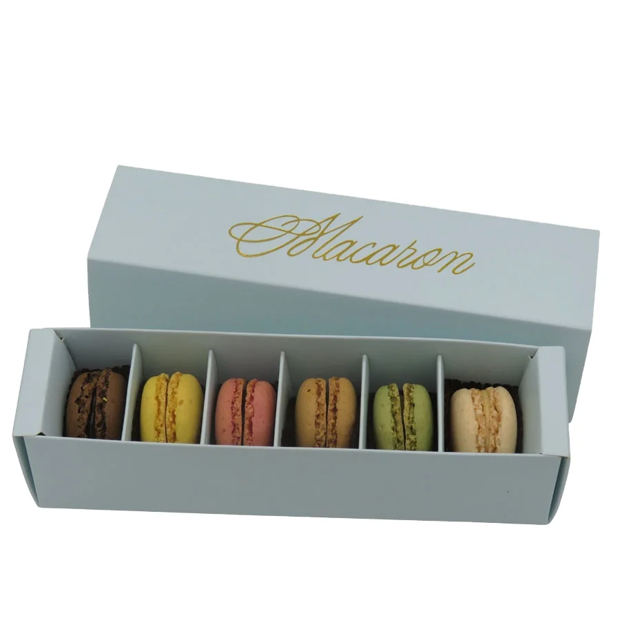 Custom Luxury Sliding Cookie Macaron Gift Packaging Box Wholesale